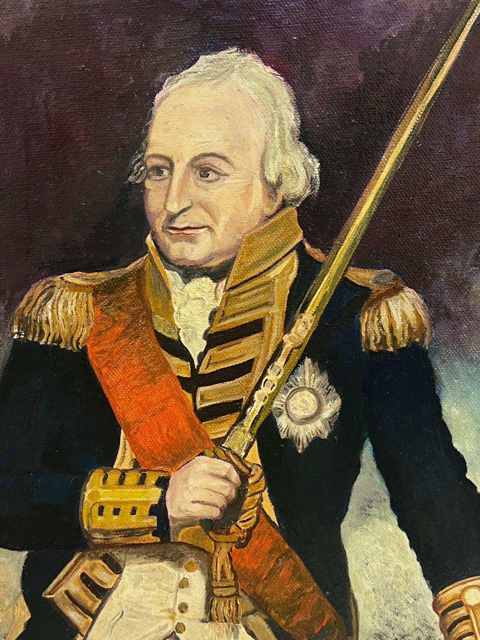 L'ammiraglio John Jervis, ritratto della marina britannica, è un dipinto a olio su tela. 2