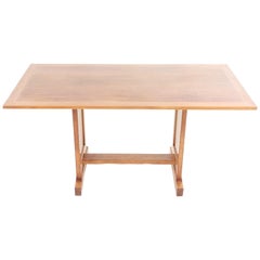 British Arts & Crafts Cotswold School Oak Dining Table