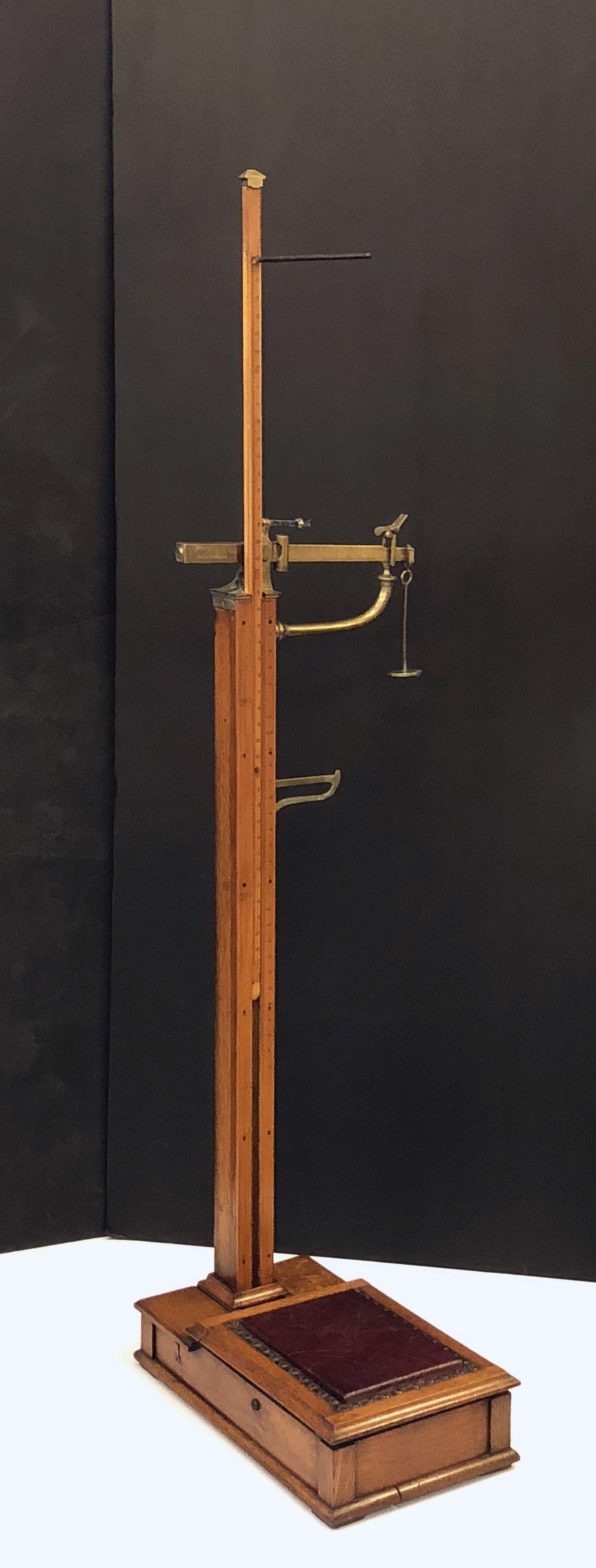 antique standing scale