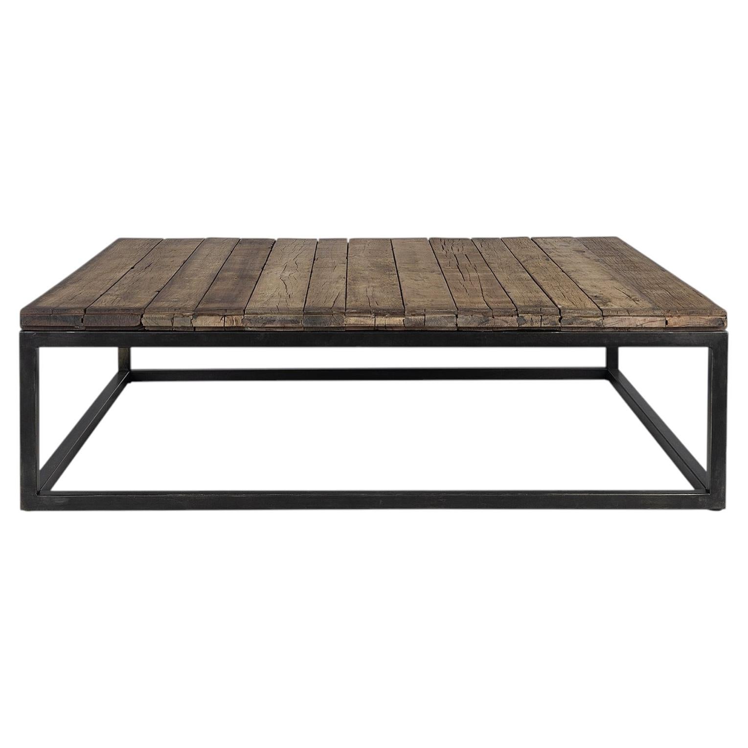 British Baking Pallet Coffee Table For Sale