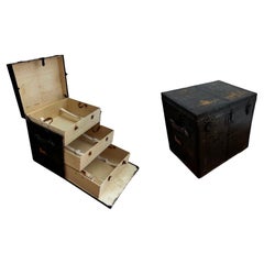 British Basement Suitcase, 19th Century