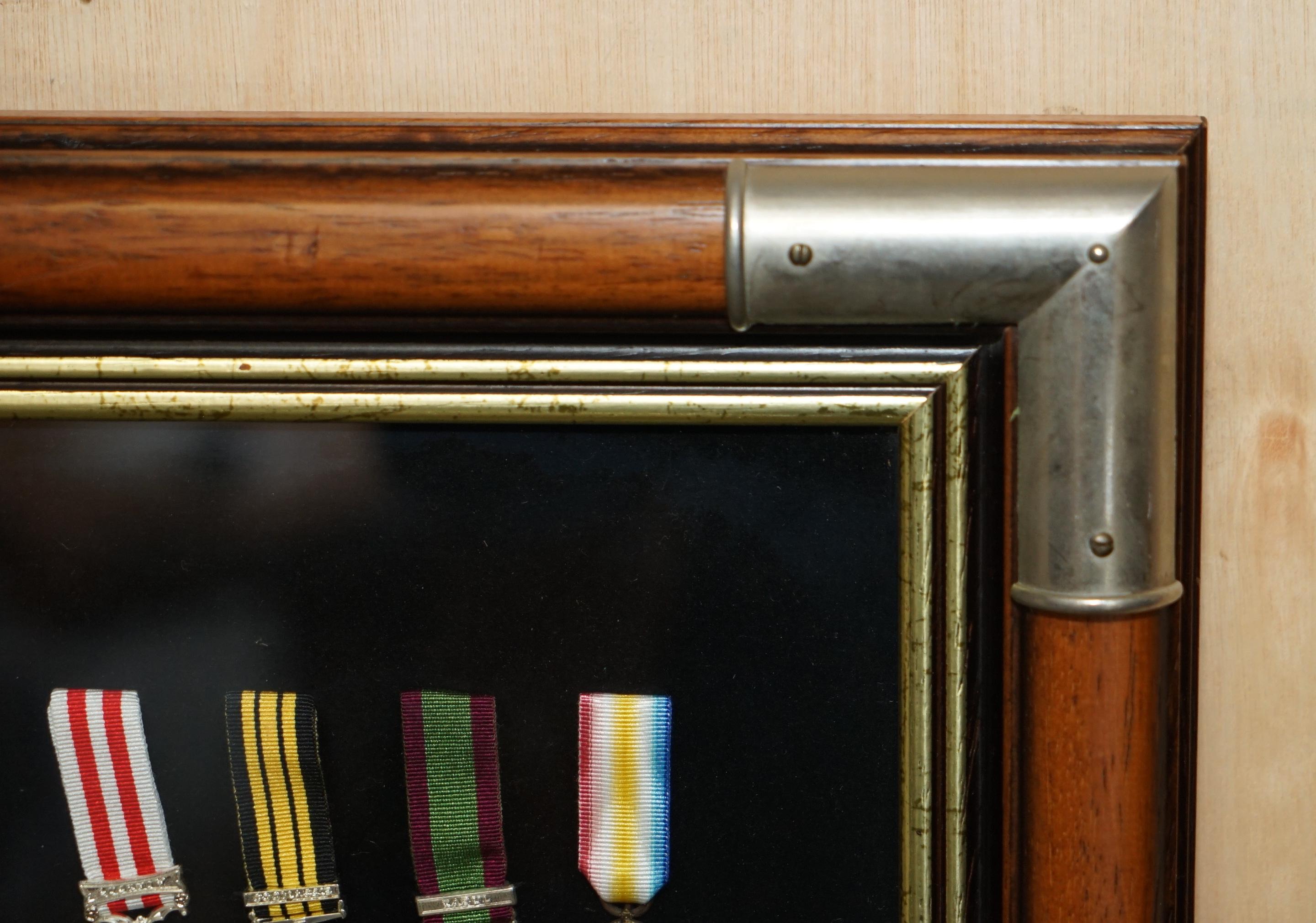 Campaign BRITISH CAMPAIGN & GALLANTRY MEDALS DiSPLAY PICTURE VERY DECORATIVE EXAMPLE For Sale