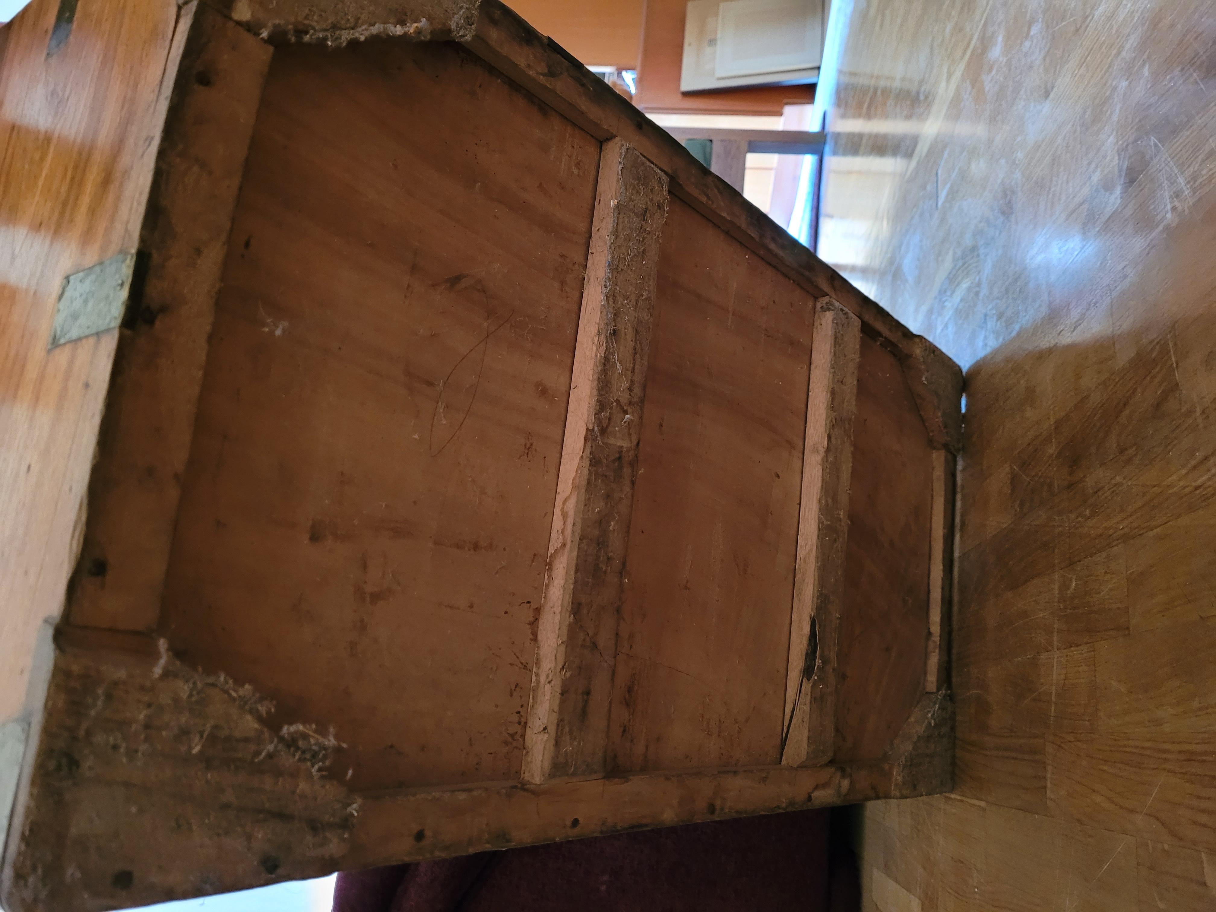 British Camphor chest, Trunk  brass and bronze  British colonies 5