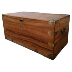 British Camphor chest, Trunk brass and bronze British colonies