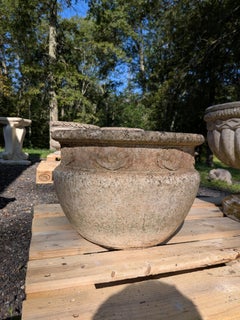 British Cast Stone Planter / Jardiniere
