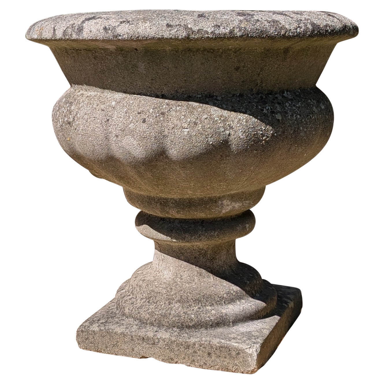Fioriera / Jardiniere in pietra fusa inglese