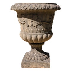 Britisches Pflanzgefäß aus Gussstein / Jardiniere