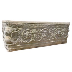 British Cast Stone Planter / Jardiniere