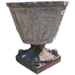British Cast Stone Planter / Jardiniere