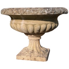 British Cast Stone Planter / Jardiniere