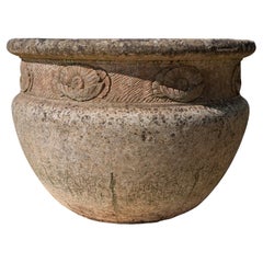 Fioriera / Jardiniere in pietra fusa inglese