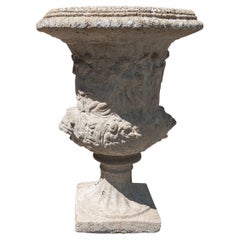 Fioriera / Urna / Jardiniere in pietra fusa britannica