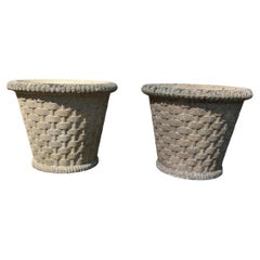 Fioriere in pietra fusa britanniche / Jardinieres