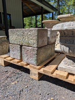 British Cast Stone Trough Planters / Jardinieres