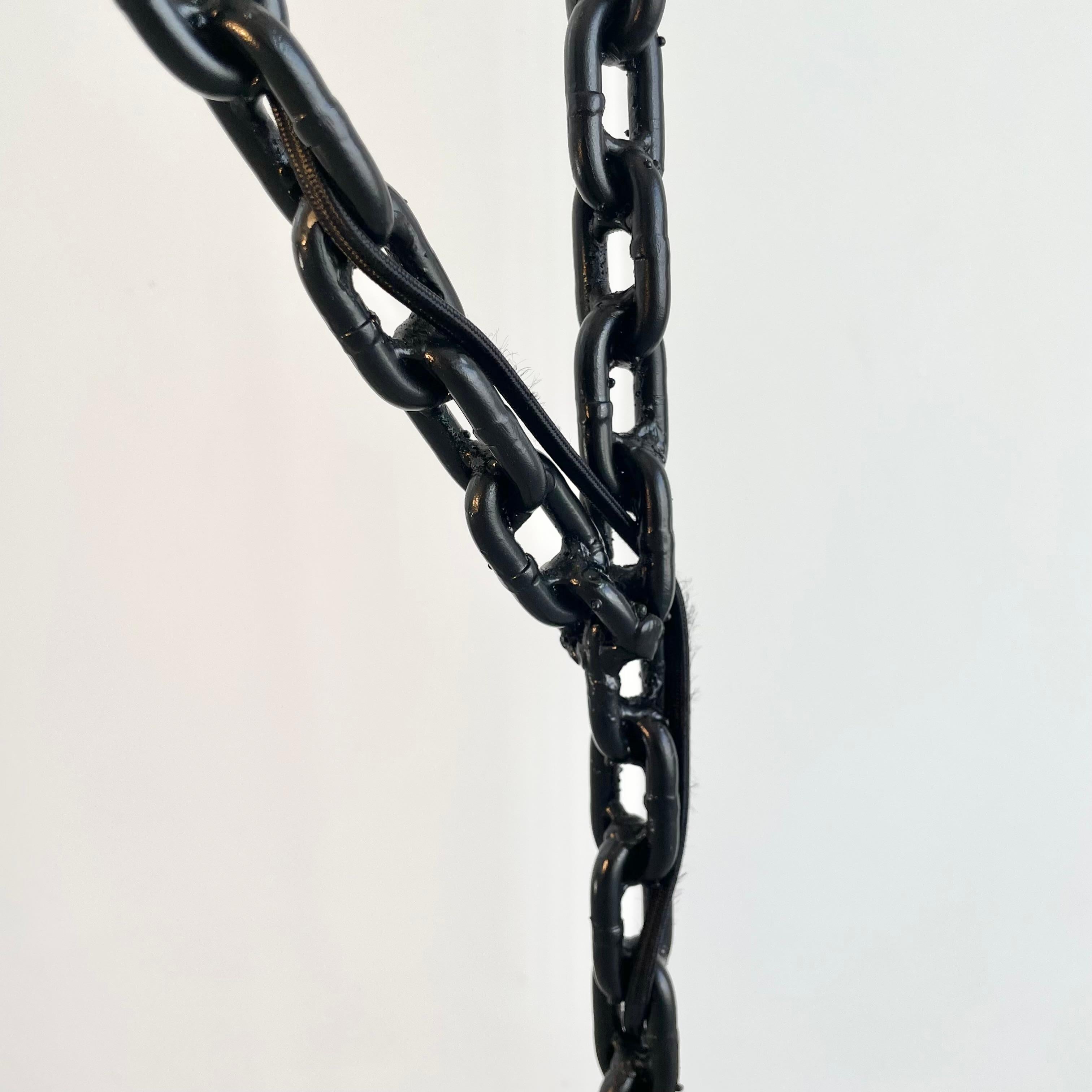 British Chain Link Floor Lamp 6