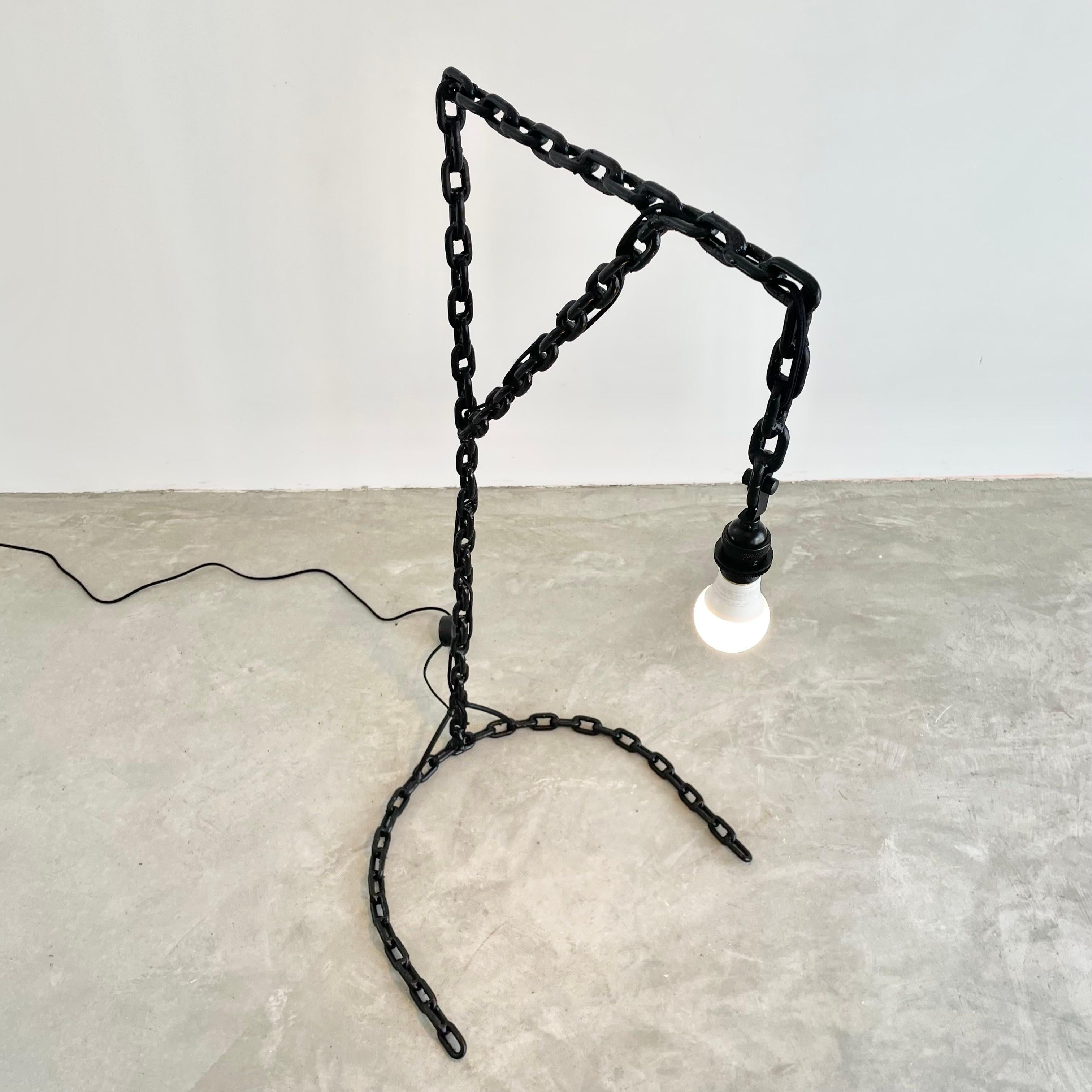 British Chain Link Floor Lamp 7