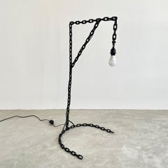 British Chain Link Floor Lamp