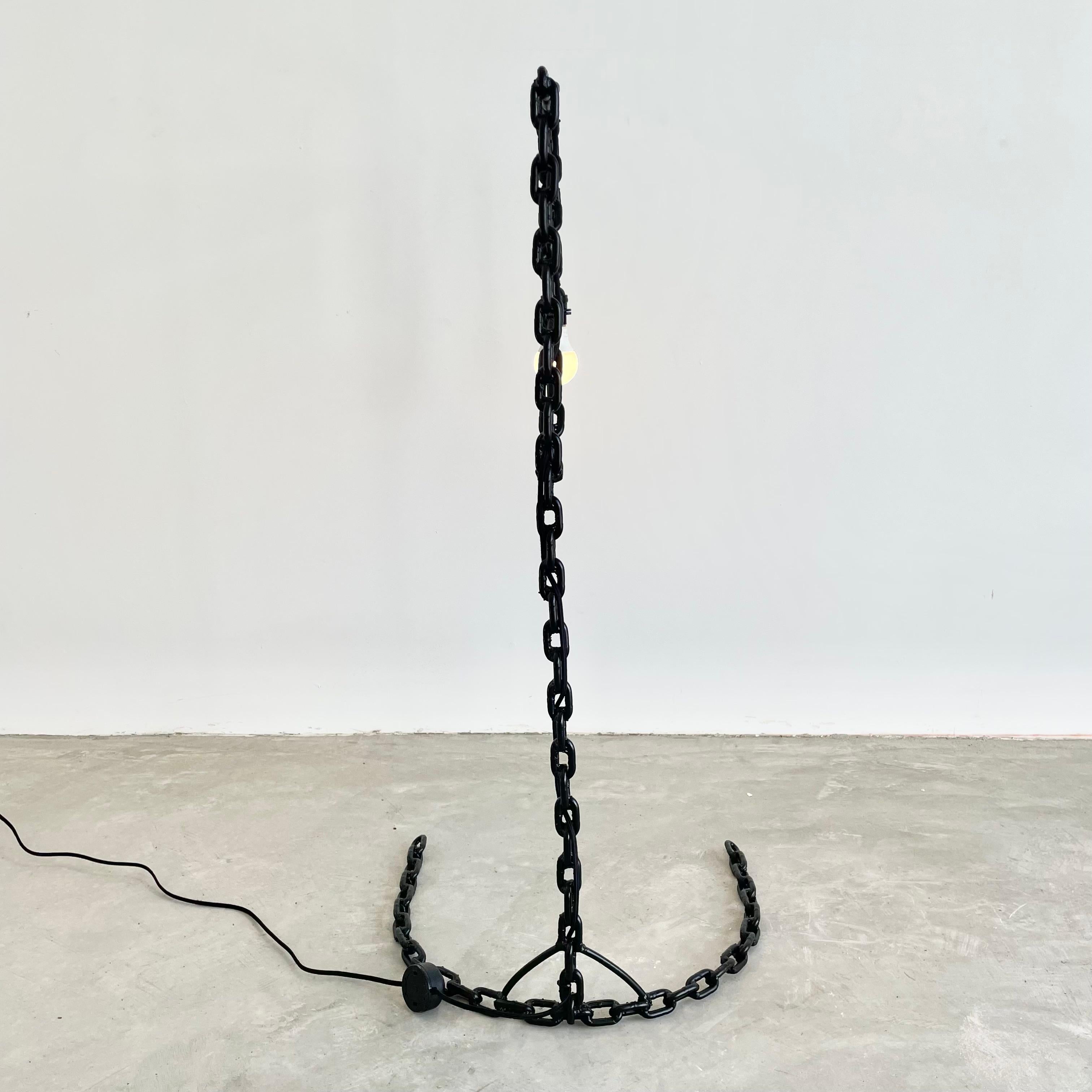 Contemporary British Chain Link Floor Lamp