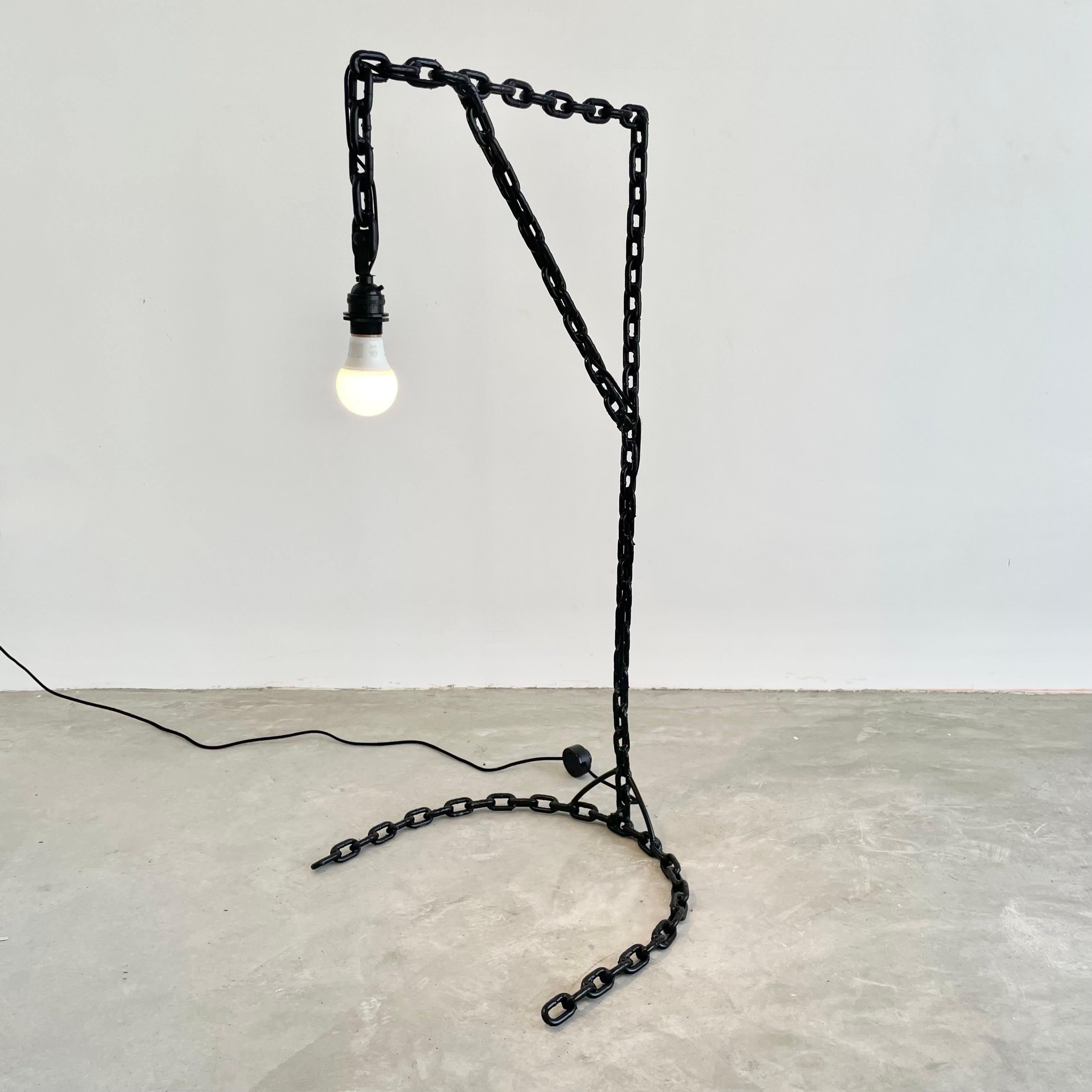 British Chain Link Floor Lamp 2