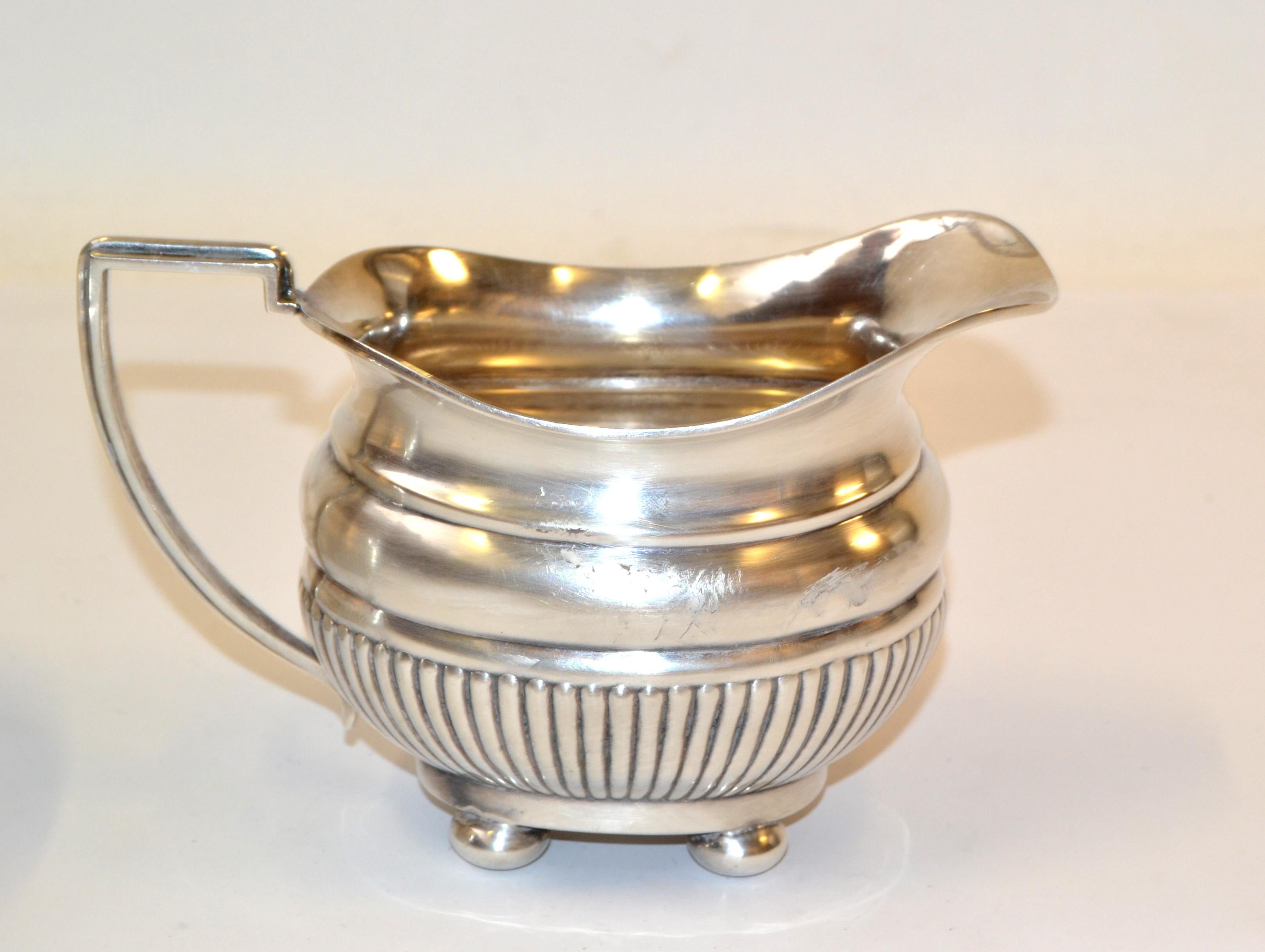 British Colonial Antique 1910 Cheltenham Silver Coffee Service Sheffield England For Sale 3