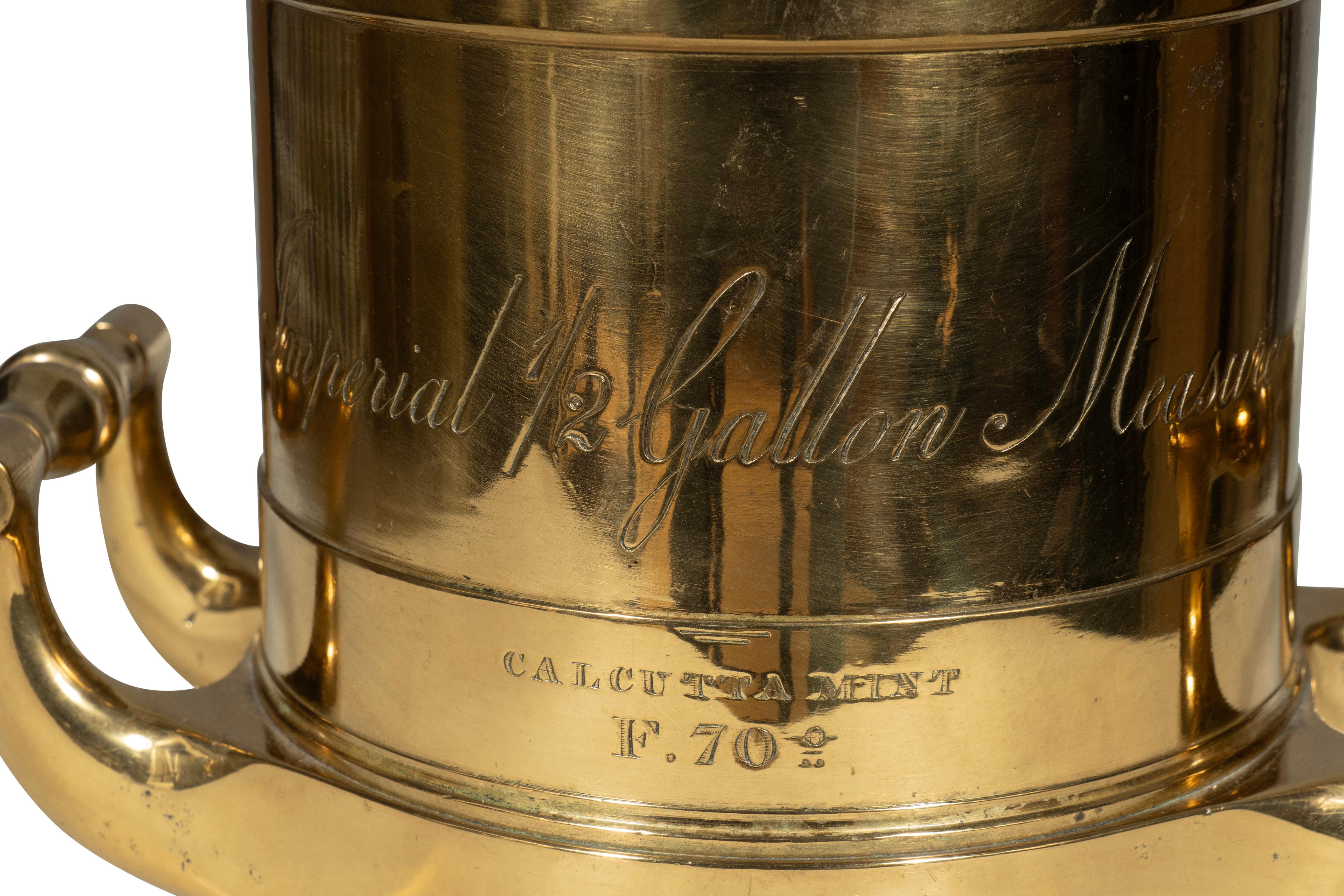 Misura in bronzo British Colonial per la città di Calcutta, India in vendita 4