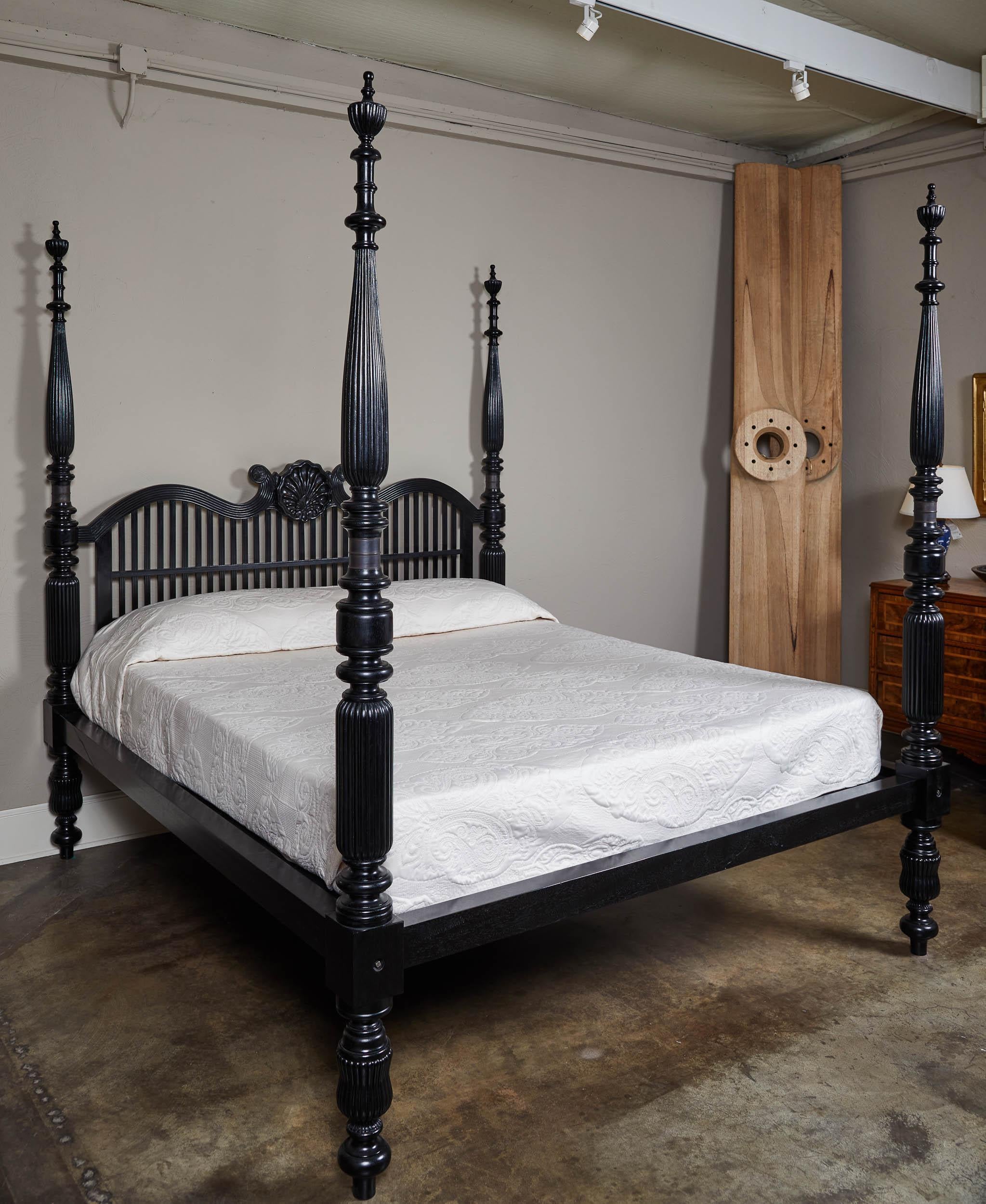 british colonial bed