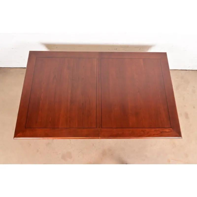 British Colonial Extension Dining Table, Newly Refinished For Sale 4