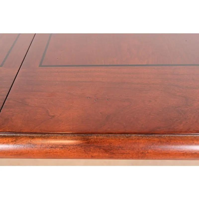 British Colonial Extension Dining Table, Newly Refinished For Sale 5