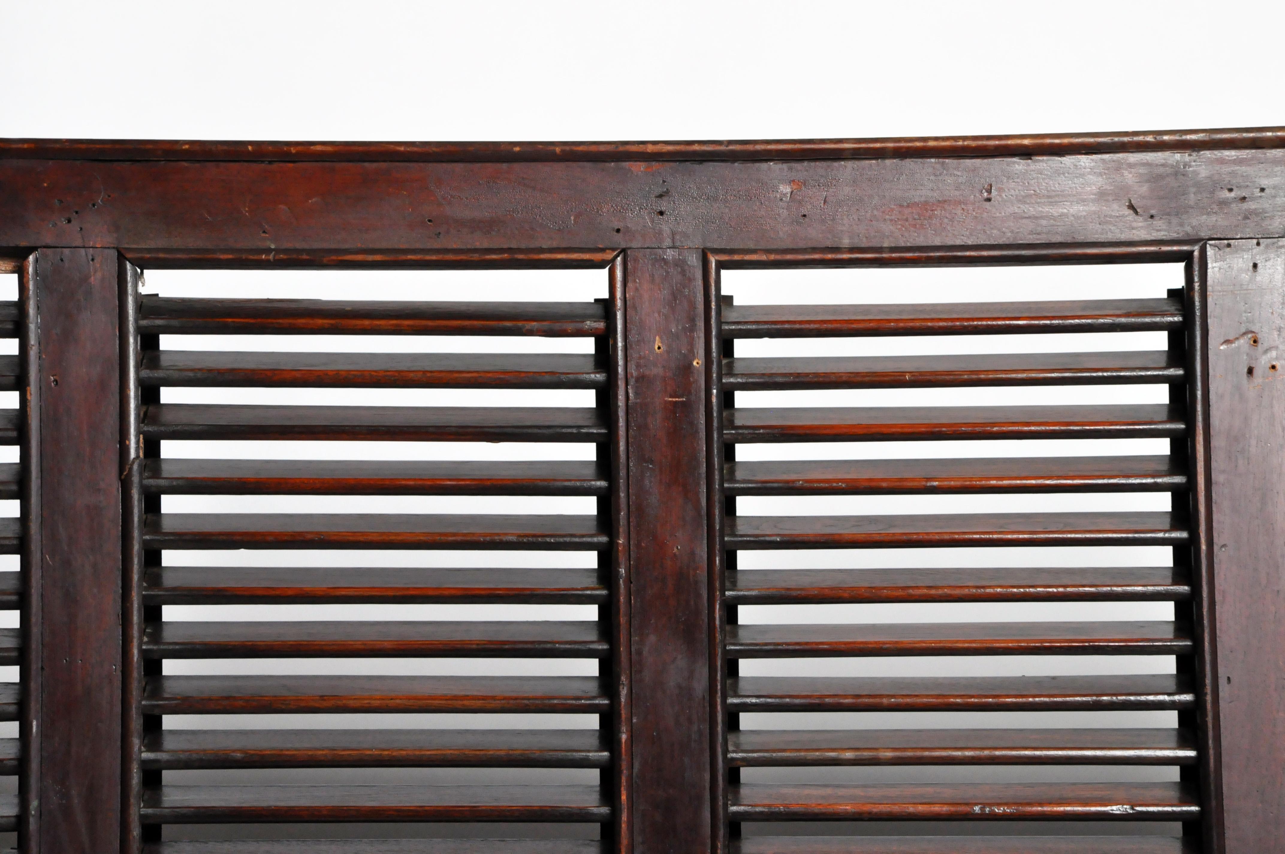 British Colonial Louver Wall Segment 3