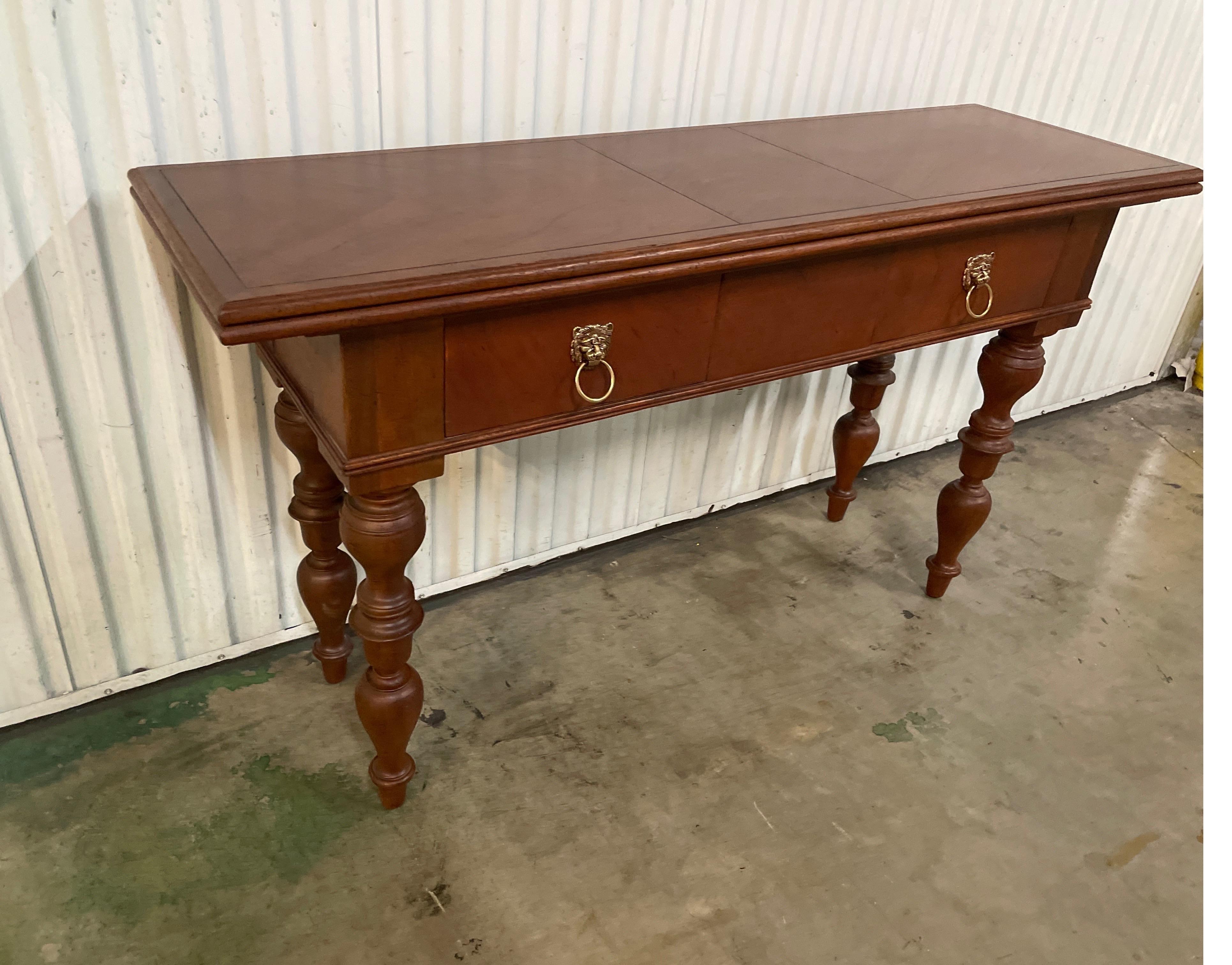 british colonial console table