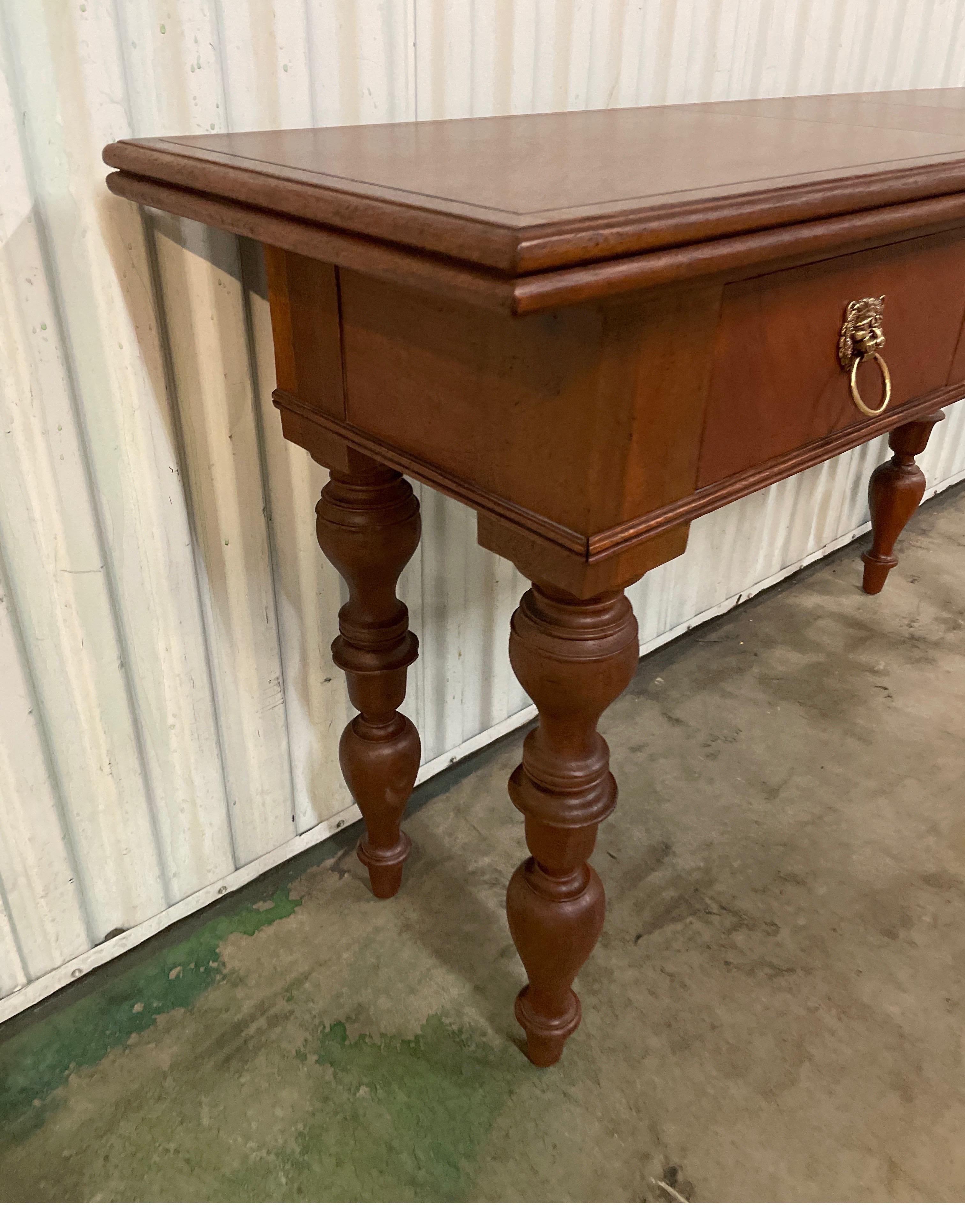 colonial console table