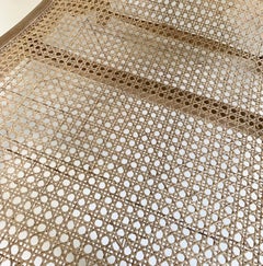 British Colonial Plantation Chairs with Sheepskins, Pair