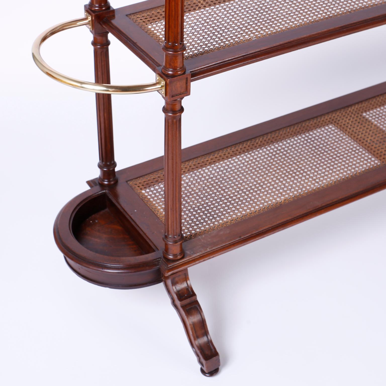 English British Colonial Quilt or Blanket Rack
