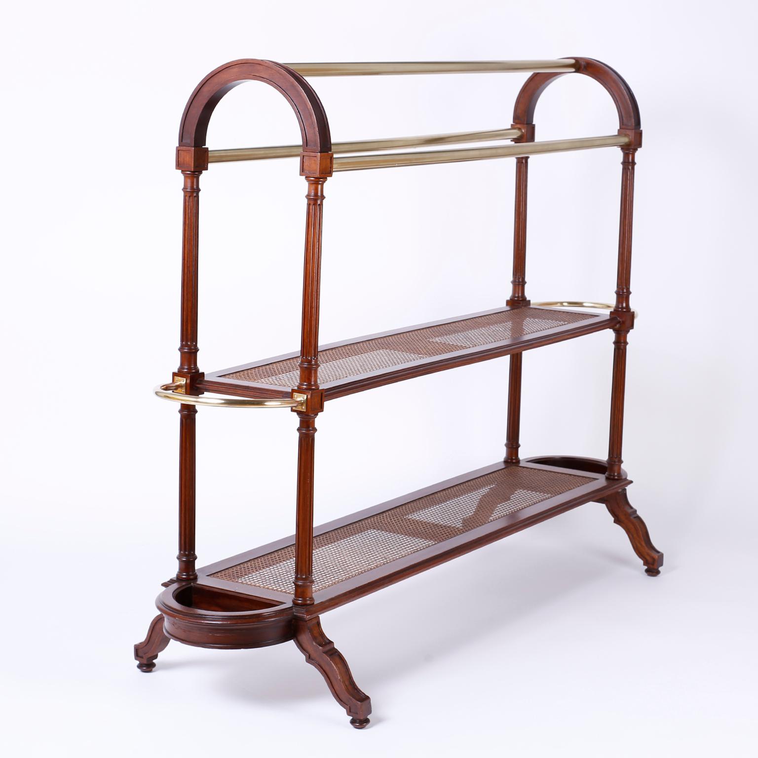 20th Century British Colonial Quilt or Blanket Rack