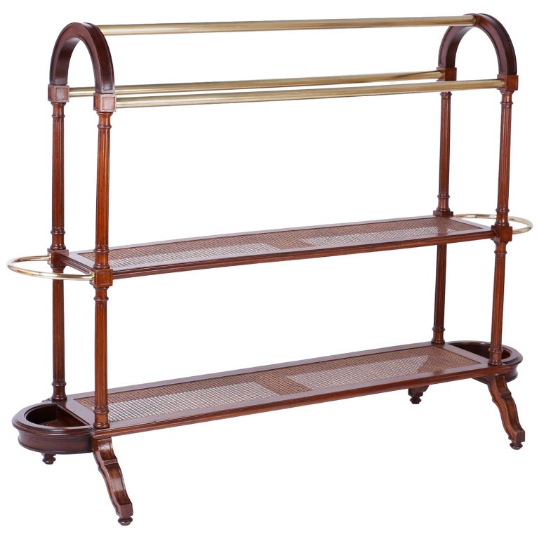 British Colonial Quilt or Blanket Rack at 1stDibs