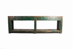 British Colonial Server in Original Paint Patina, Green