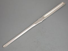 British Colonial Silver Marrow Scoop 'One Up One Down', India, circa 1821-1845