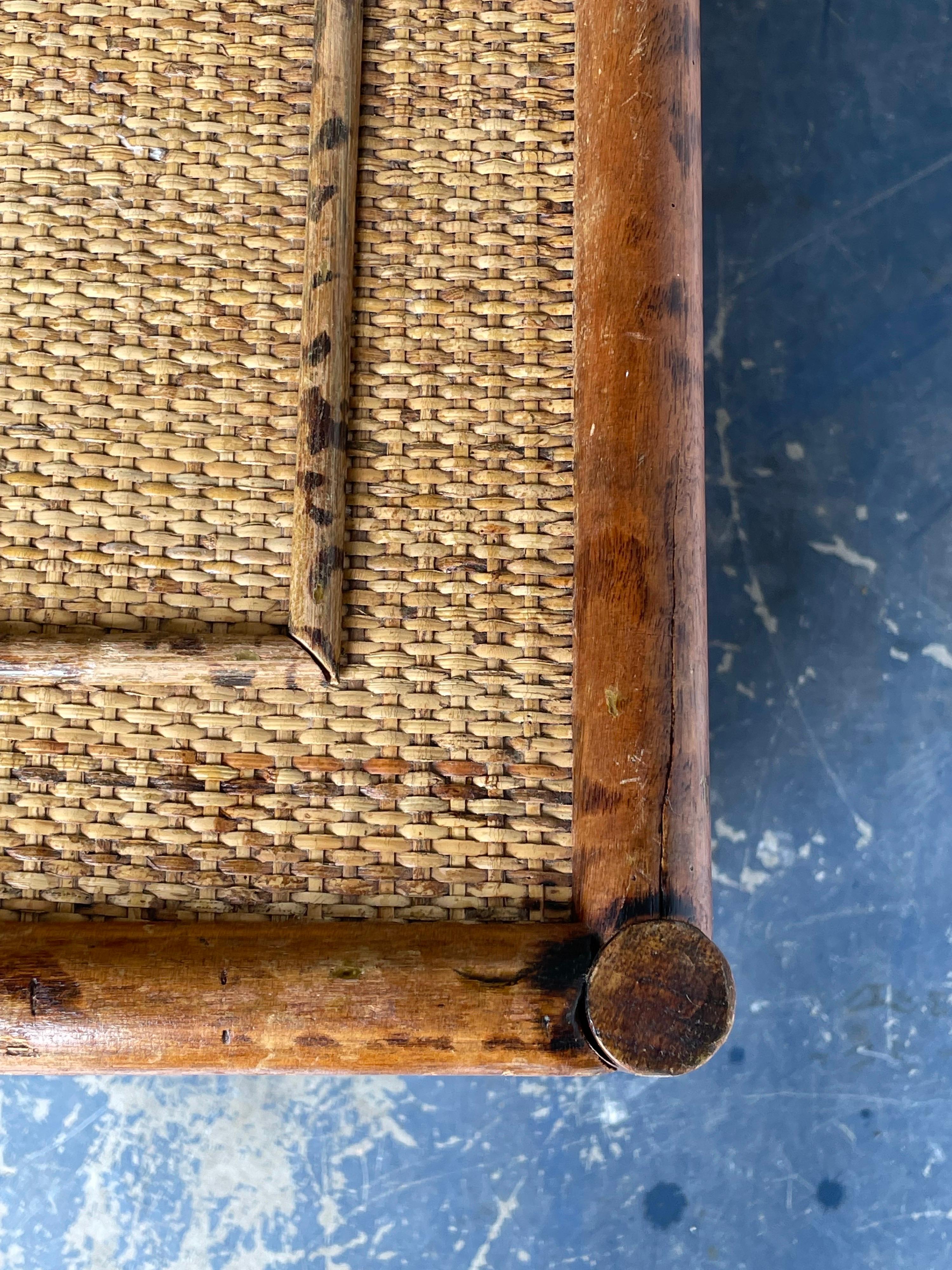 British Colonial Style Bamboo and Rattan Dresser 2