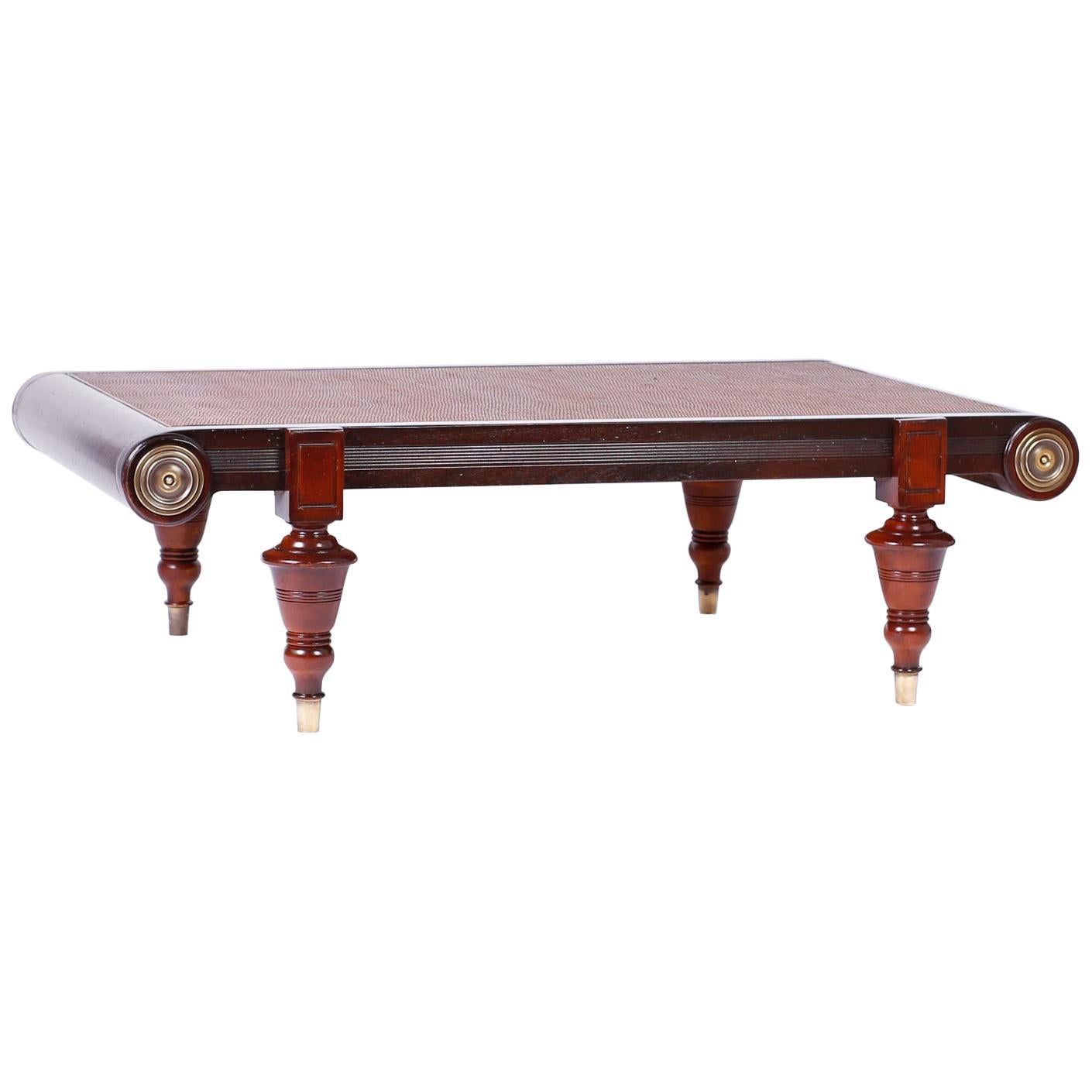 British Colonial Style Coffee Table