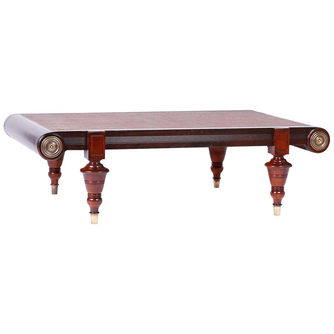 British Colonial Style Coffee Table at 1stDibs