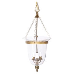 British Colonial Style Glass Lantern or Pendant