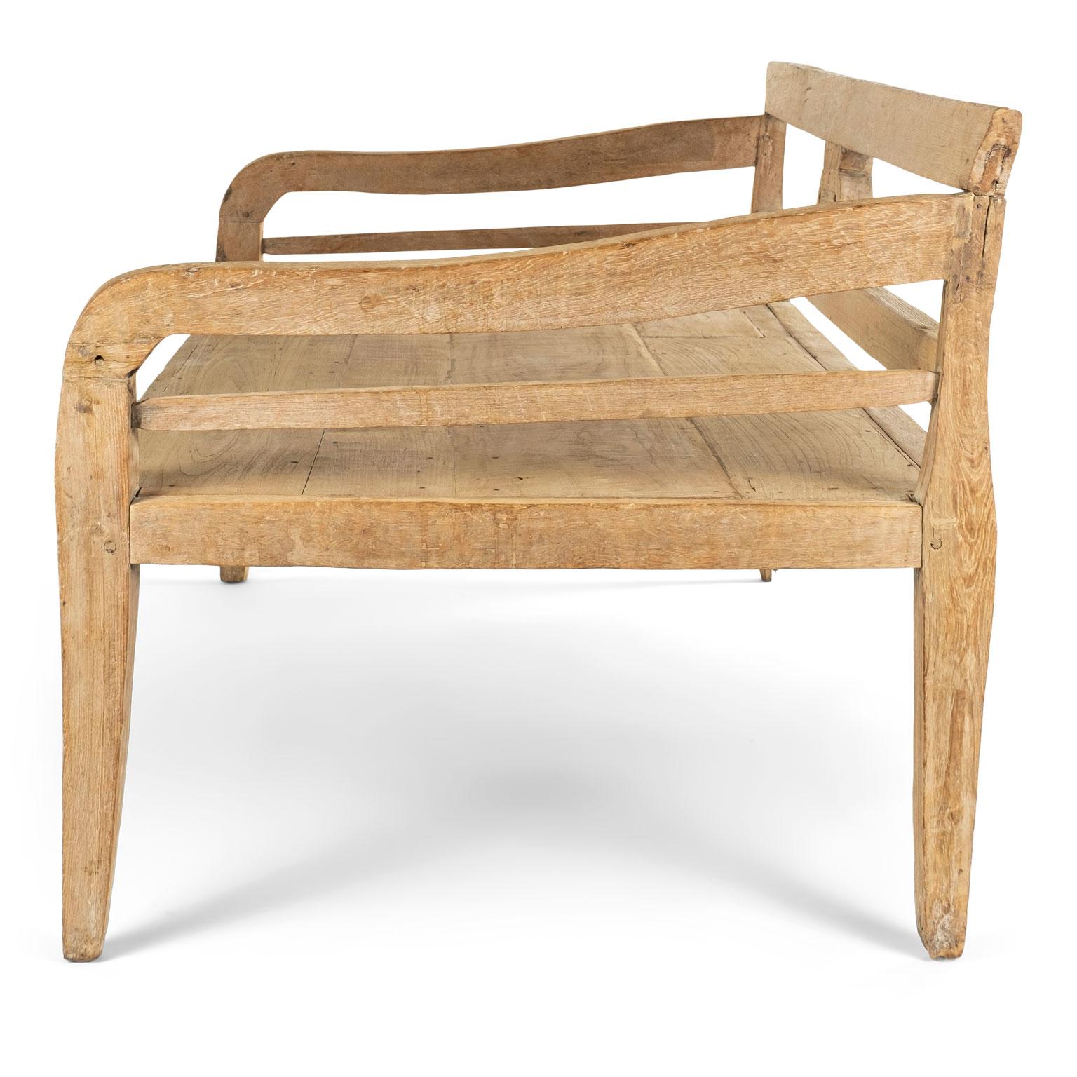 British Colonial Style Pine Daybed or Deep Bench 3
