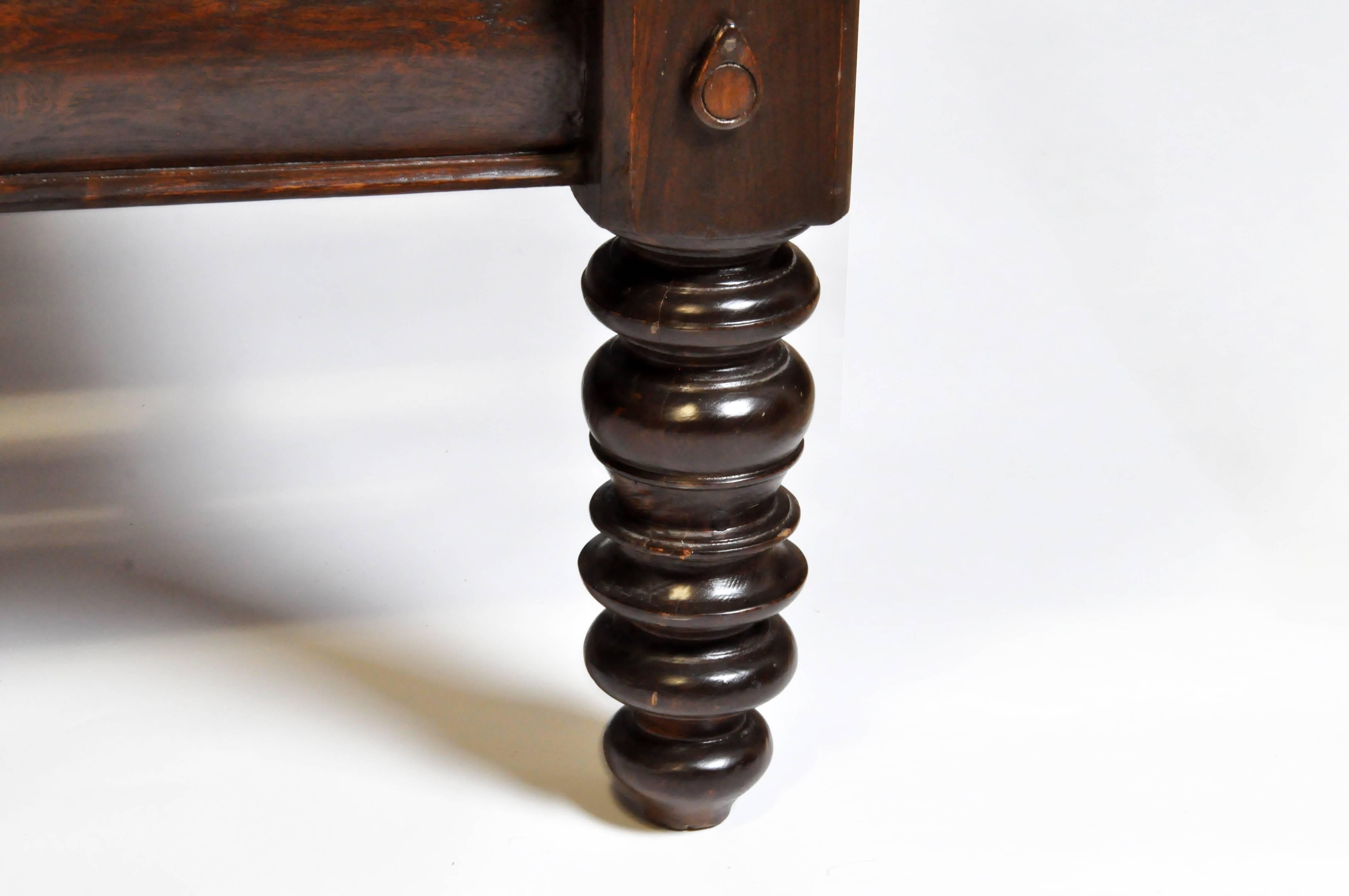 British Colonial Style Teak Wood King-Size Bed 13