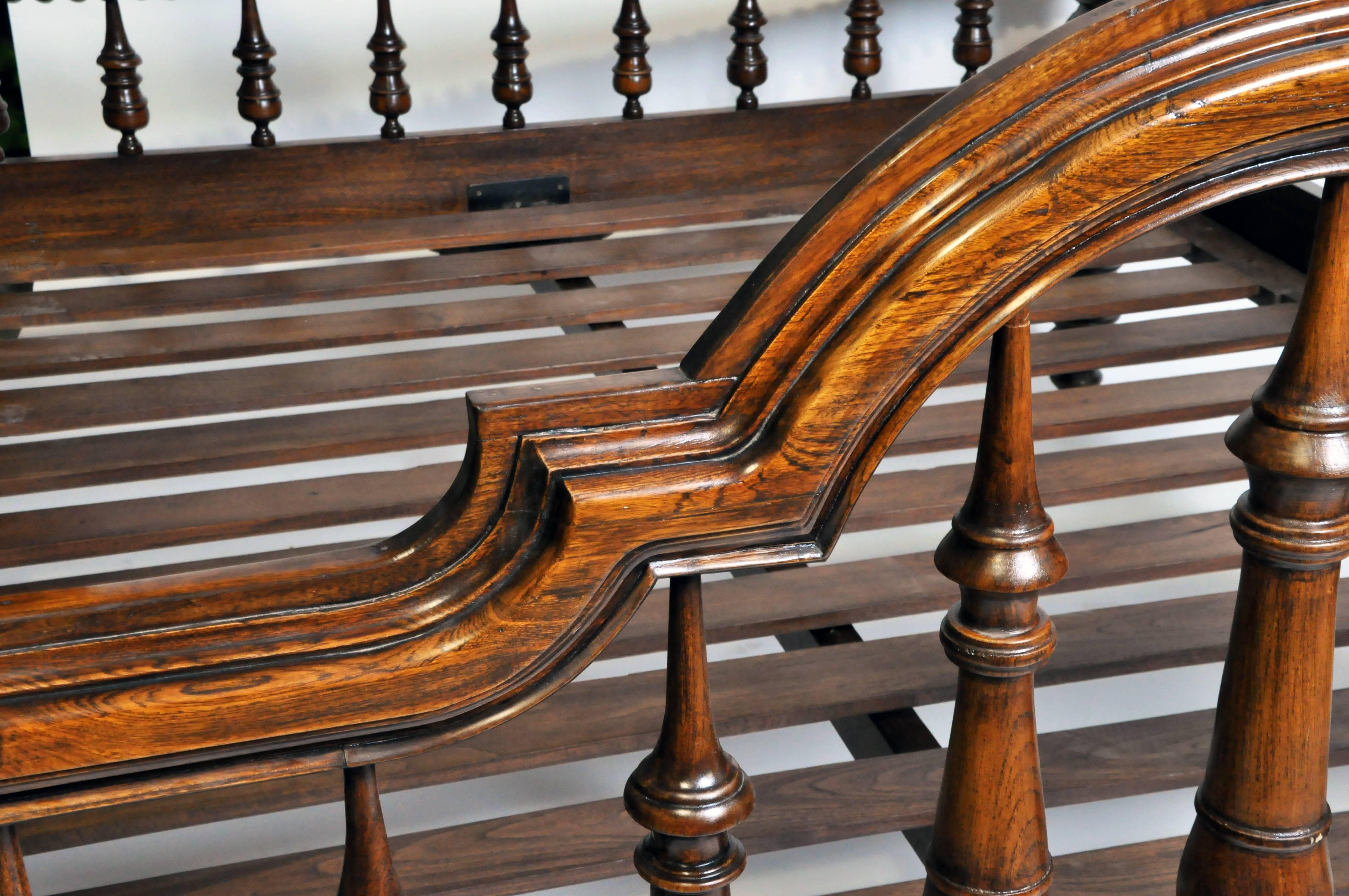 British Colonial Teak Wood Bed 13