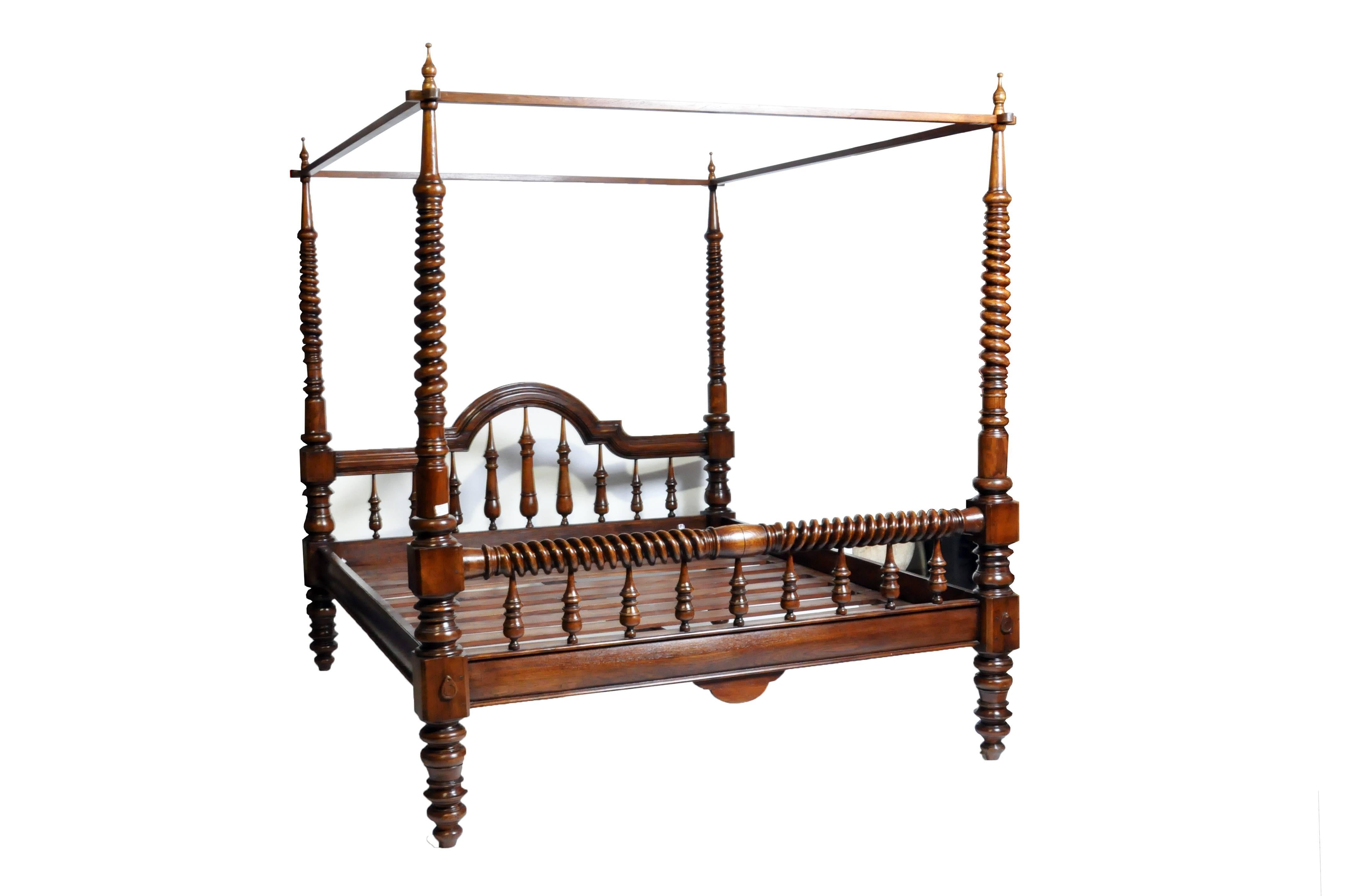 british colonial bed