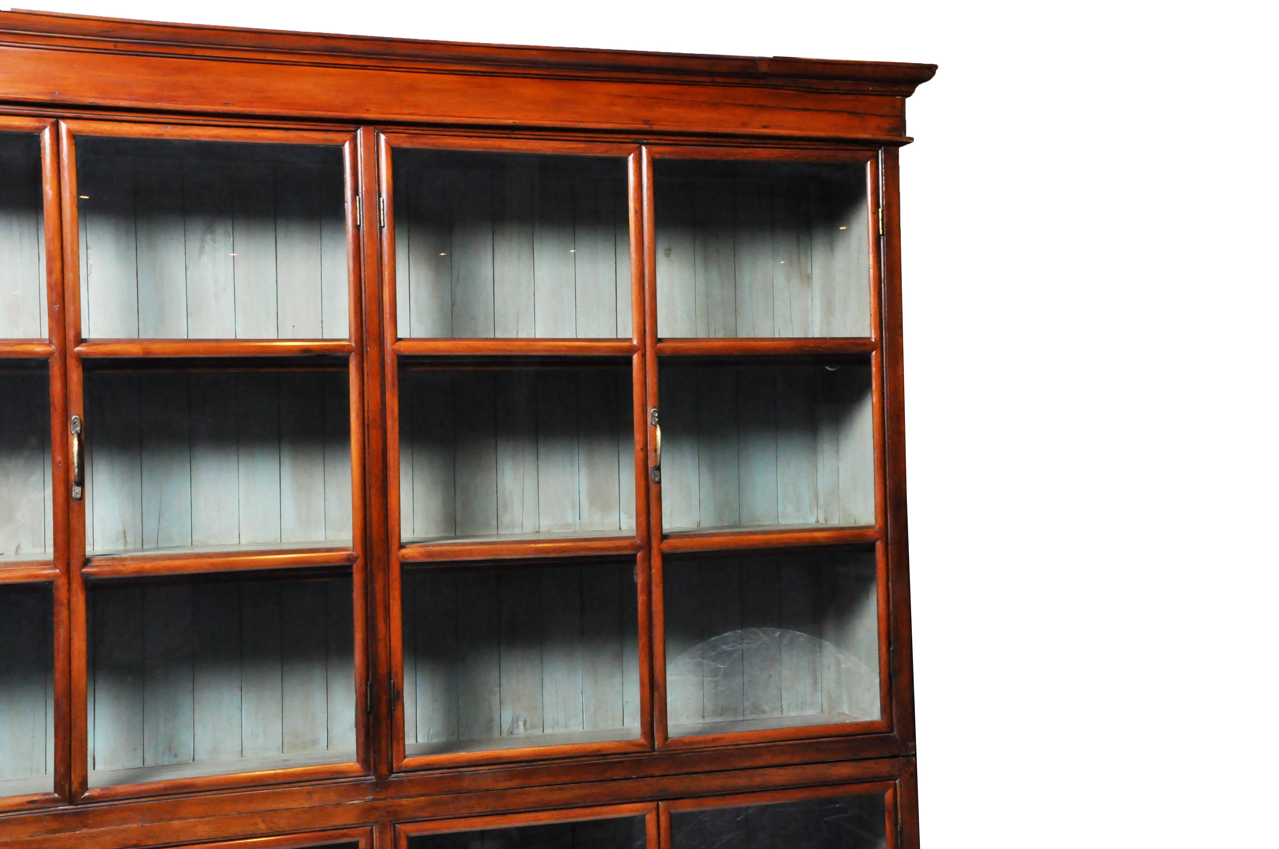 British Colonial Teak Wood Bookcase 4