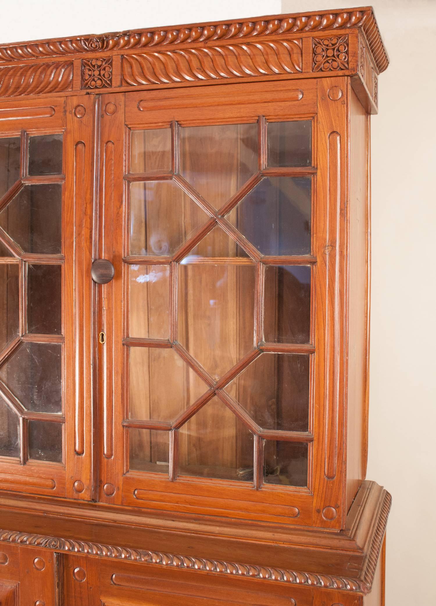 colonial china cabinet
