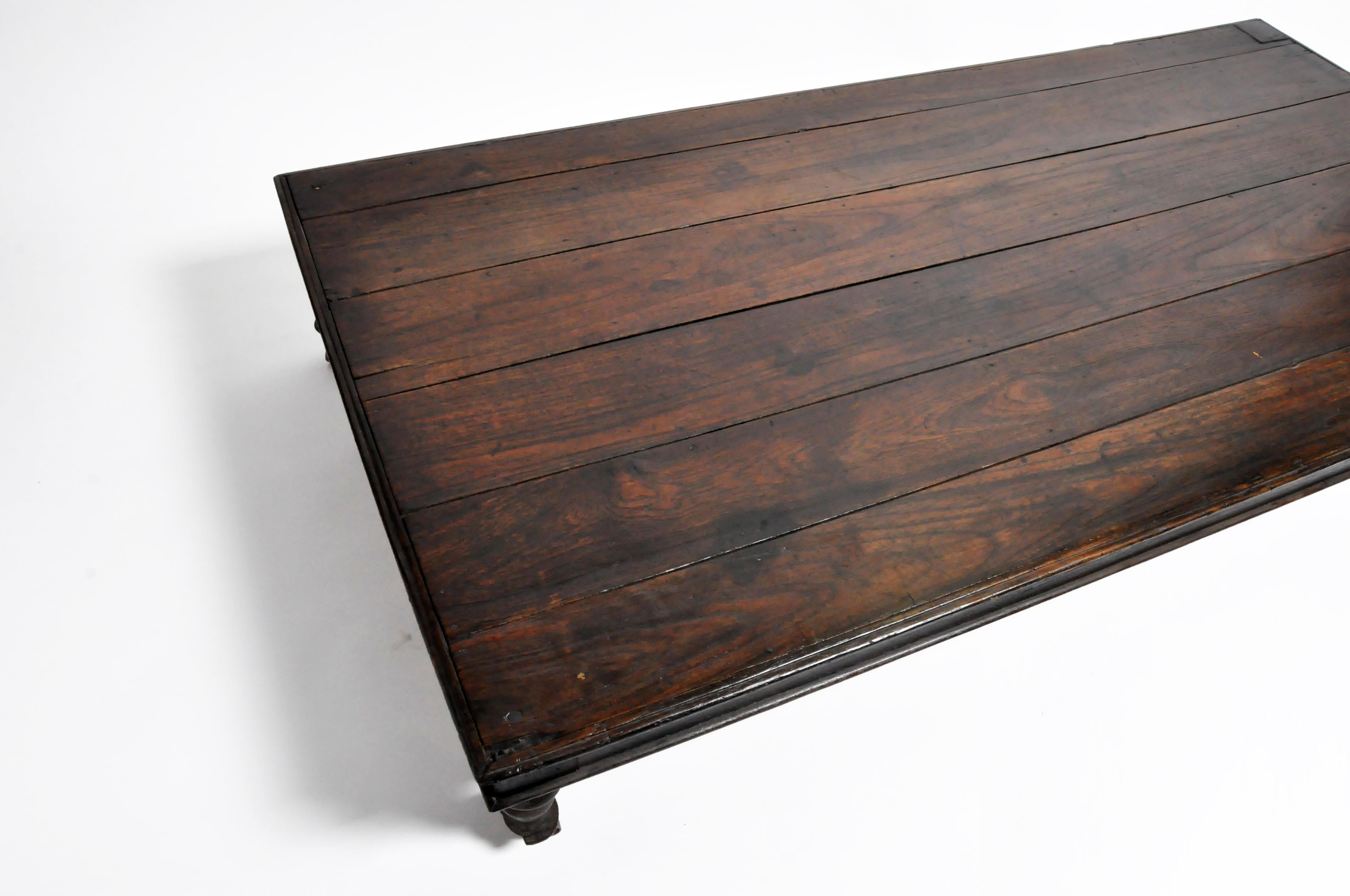 British Colonial Teak Wood Daybed  7