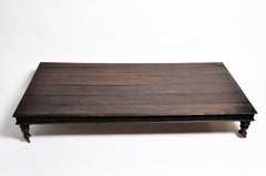 British Colonial Teak Wood Daybed