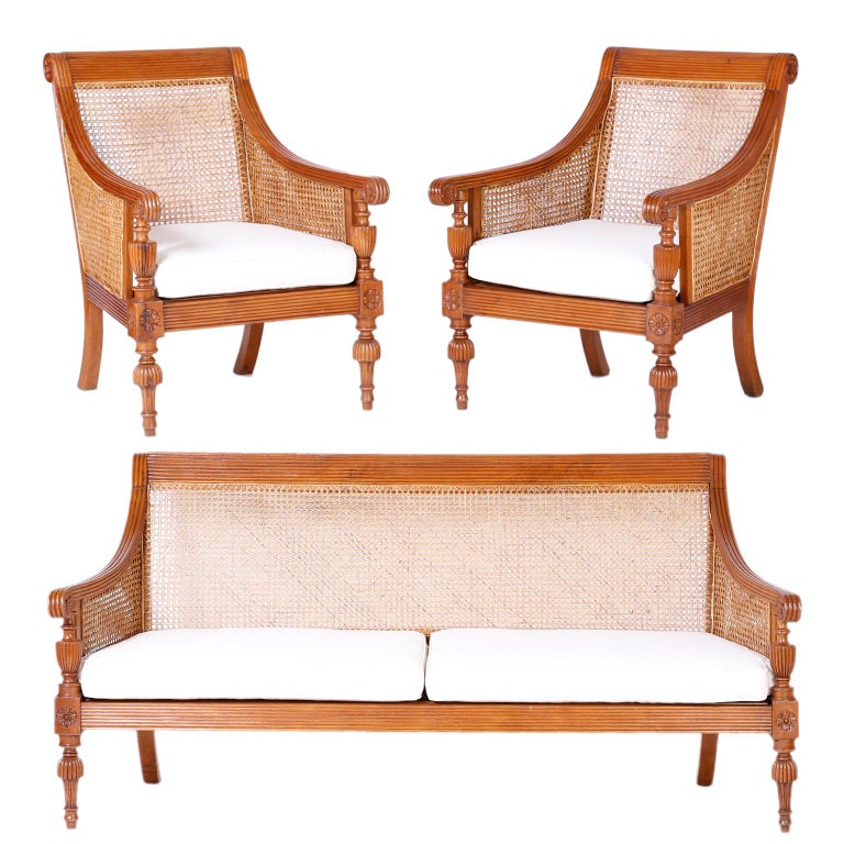 British Colonial Teakwood Sofa at 1stDibs british colonial sofa